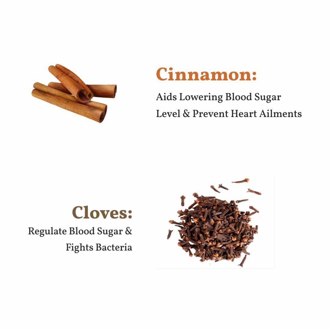x40 Organic Homemade Deluxe Cinnamon and Black Clove Tea. Non Bleached Tea bags.